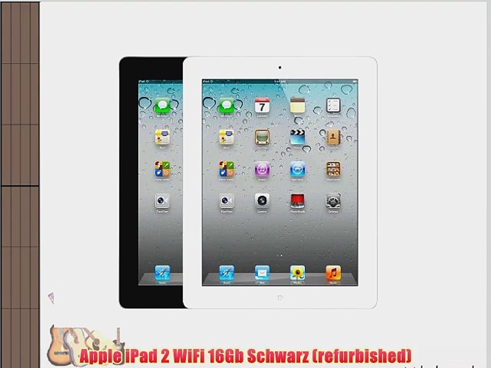 Apple iPad 2 WiFi 16Gb Schwarz (refurbished)