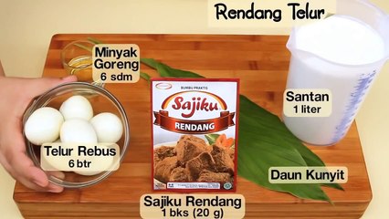 Resep Dapur Umami Rendang Telur