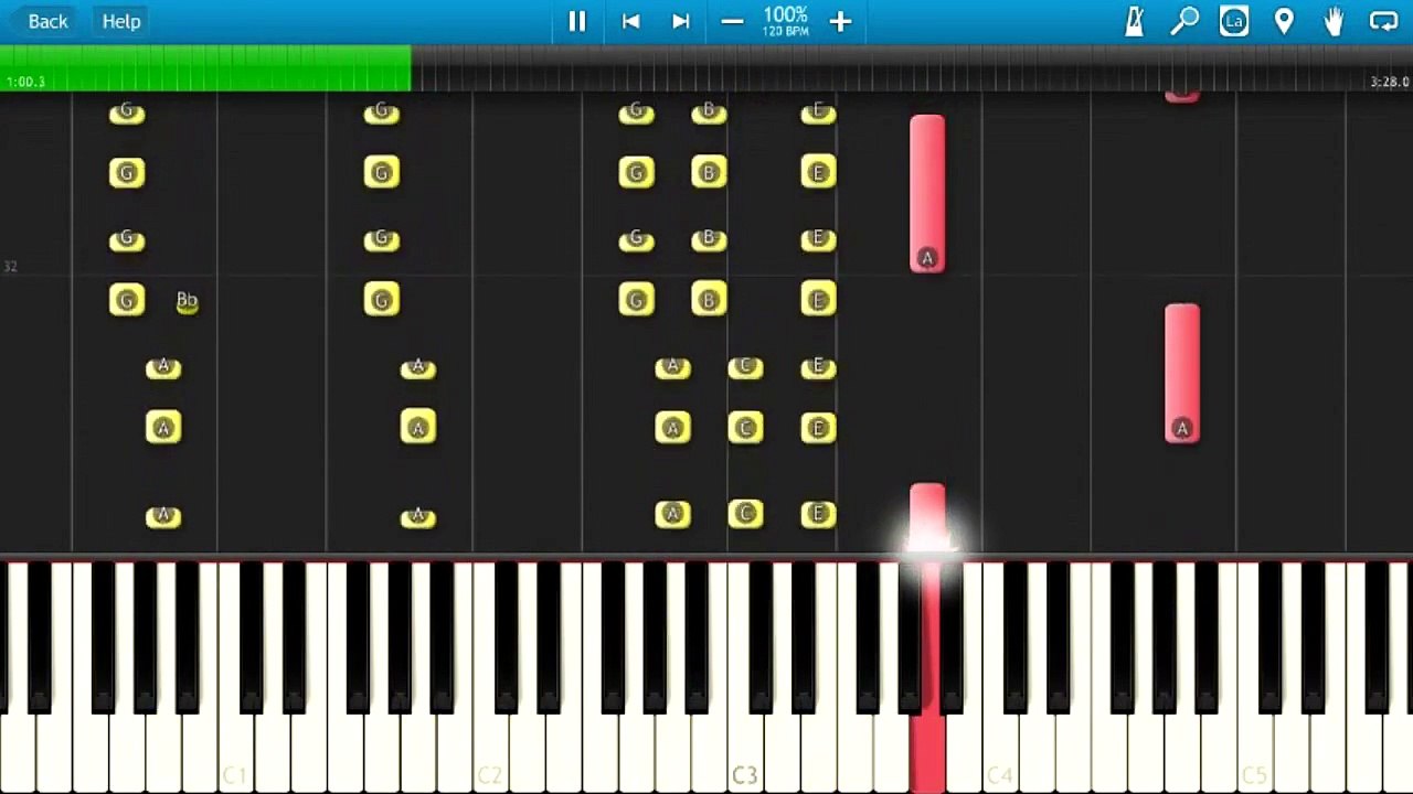 Delta Goodrem - Wings - Piano Tutorial - How to play Wings on piano - Synthesia Instrumental