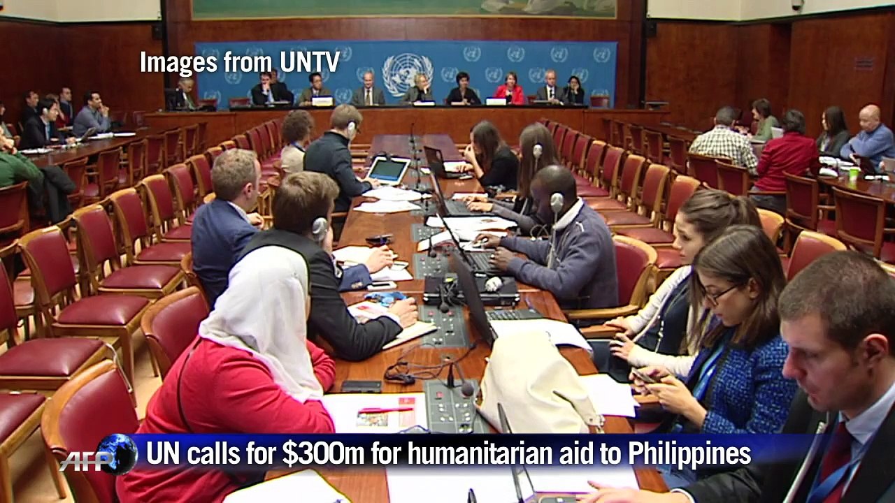 UN calls for $300m for humanitarian aid to Philippines