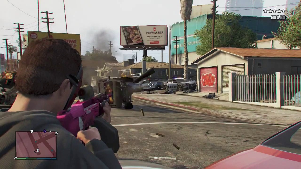 GTA 5 Funny Moments Episode 8- Escaping Grove Street, Mugger Glitching, And More