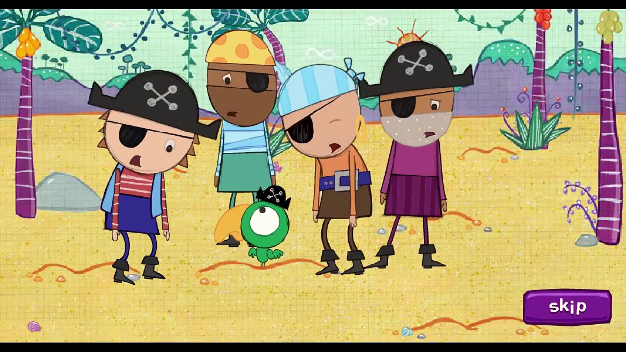 Peg + Cat Hungry Pirates Animation PBS Kids Cartoon Game Play Gameplay