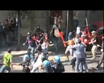 Scontri corteo antifascista a napoli