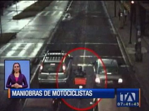 Motociclistas infringen leyes de tránsito