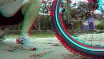 Filme em 3D, ver com óculos 3D, Mtb,  Ubatuba, SP, Brasil, bike, passeio,mares e praias, Stand up paddle, caiaque reciclados em 3 D