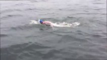 Woman completes record-breaking swim to Golden Gate Bridge