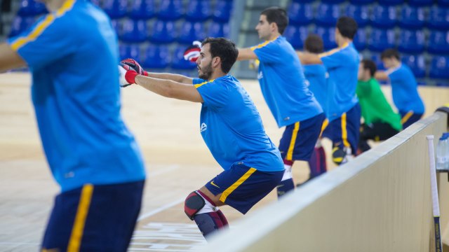 Primer entrenament Barça Lassa Hoquei Patins