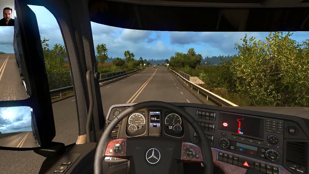 Euro Truck Simulator 2 Multiplayer: Göteborg- Orebro  [Mercedes Benz MP4]