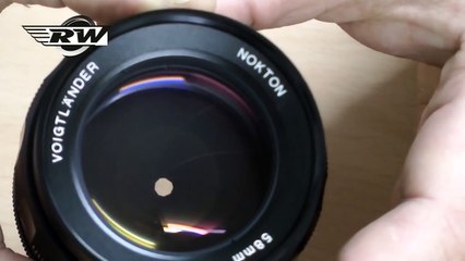 Cosina Voigtlander 58mm f1.4 SLII N lens for DSLR cameras