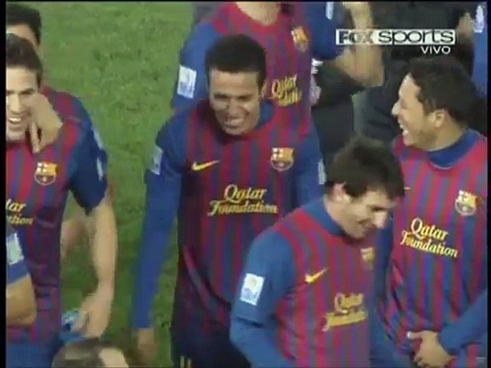 Entrevista a Neymar y Puyol final mundial de clubes 2011