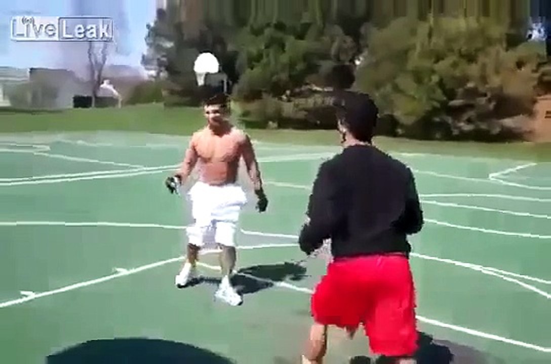 EP 1 WSHH Street Fight on basketball court! Knockout!