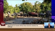 Magnitude-6.9 Quake Strikes Near Solomon Islands; No Damage