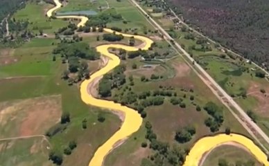 La pollution accidentelle d’une rivière du Colorado vu par nos télés, en 42 secondes