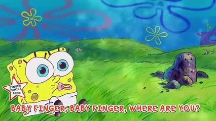 Spongebob Cartoon Song for Kids Finger Family Nursery Rhymes & Daddy Finger Song
