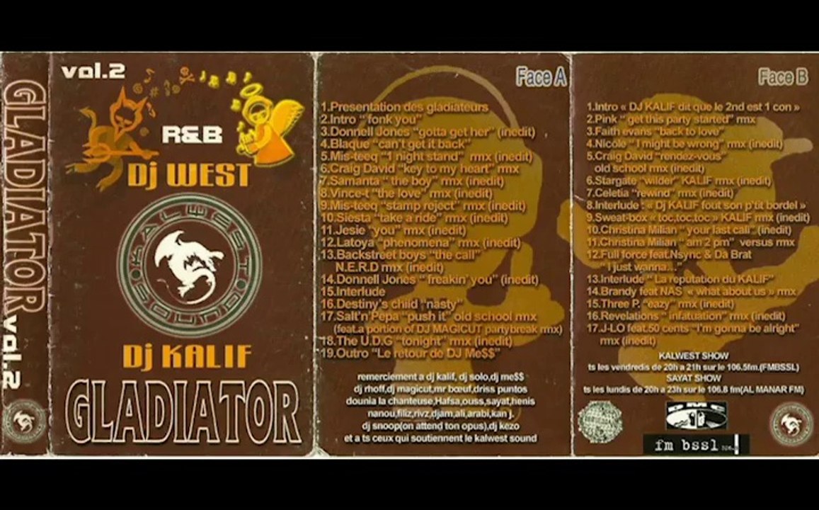DJ KALIF GLADIATOR 2 FACE KALIF