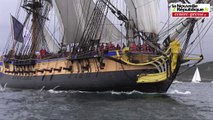 VIDEO. Brest. Retour de l'Hermione après son périple aux Ameriques