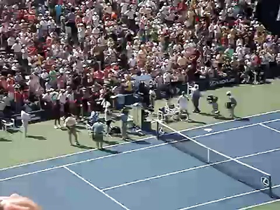 andre agassi- last standing ovation,us open