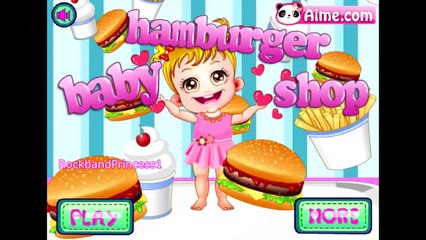 Baby Hazel Games   Baby Hazel Hamburger Shop Game   Cooking Games
