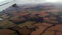 Landing airplane in London-  Πτήση και προσγείωση αεροπλάνου AEGEAN