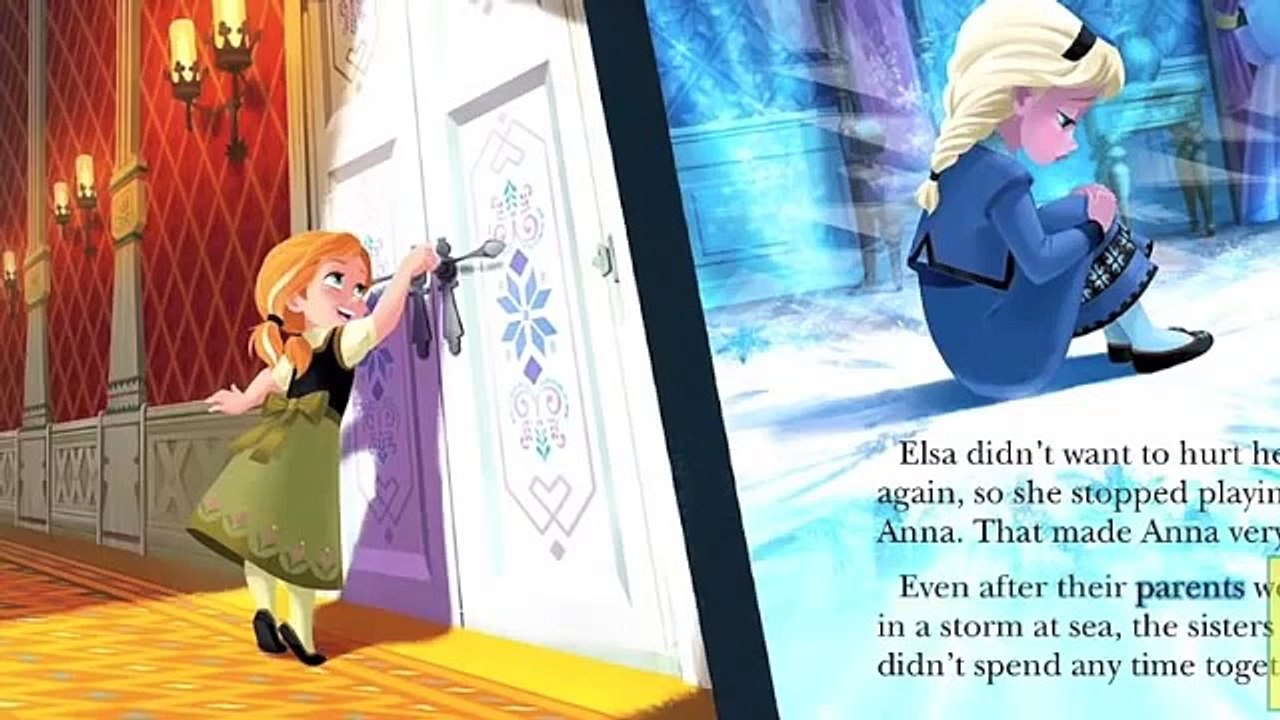 ♥ DISNEY'S FROZEN Story Book Read Along! Great Children's Bedtime Story