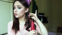 Curling Hair with a Flat Iron Tutorial Tanice Makeup Korea