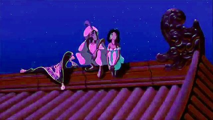 Aladdin and Jasmine first kiss HD