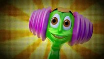Funny songs for children (Kids) - funny cartoon 3D animation songs Crazy Hammer clip