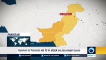 19 Passengers Killed In Pakistan Bus Attack