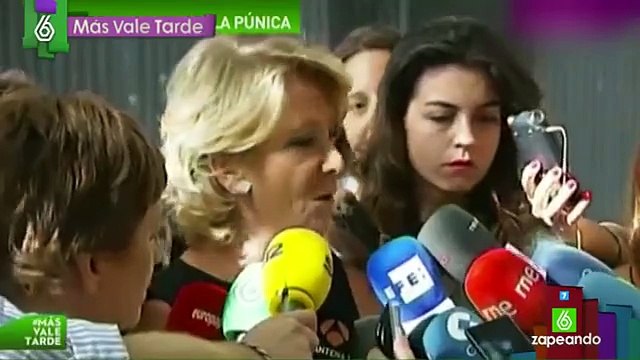 Así anima Esperanza Aguirre a dos ciudadanos a defenderla ante laSexta