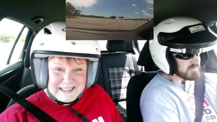 Autocross Enthusiast Takes His Mom on a Race