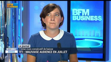 TF1 : de mauvaises audiences en juillet