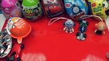 10 Surprise Eggs Pixar Cars 2 Spounge Bob Toy Story Disney Princess Star Wars Thomas