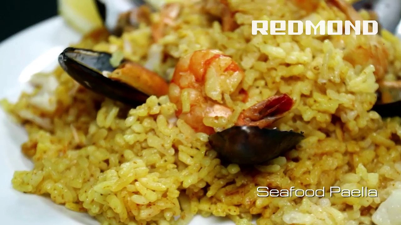 Seafood Paella in the multicooker REDMOND M150