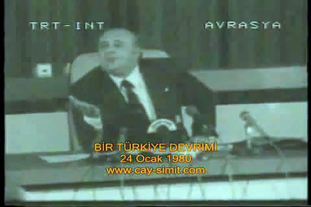 Süleyman Demirel 1980 basın açıklaması