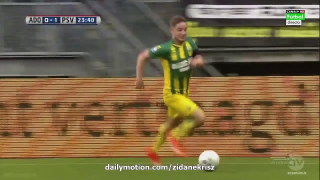 1-1 Roland Alberg Penalty-Kick HD | Ado Den Haag v. PSV Eindhoven - Eredivisie 11.08.2015 HD