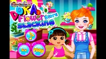Cartoon game. Dora Flower Store Slacking Full Episodes in English New 2015 Dora the Explorer