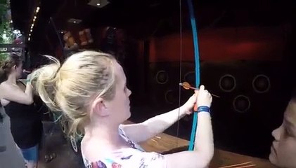 Funny Bow and arrow fail