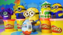 Play Doh Surprise Eggs Despicable Me Minions Toys Cars 2 Disney