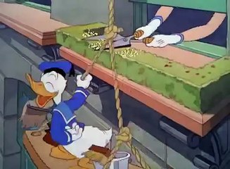 Donald Duck and Pluto Cartoon - Window Cleaners