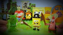 Play Doh Spongebob Squarepants Toys Flying Dutchman Ghost Ship Toy Review Kinder Surprise Egg