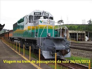 viagem no trem de passageiros da vale