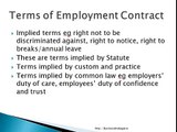 The Contract of Employment-Employment Contracts in Irish Employment Law