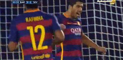 Luis Suarez Goal Barcelona 4 - 1 Sevilla Uefa Super Cup 11-8-2015