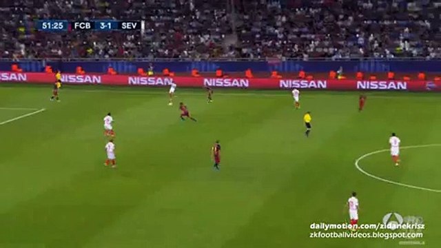 Luis Suárez Goal HD: 4-1 - FC Barcelona v. Sevilla - UEFA Super Cup 11.08.2015