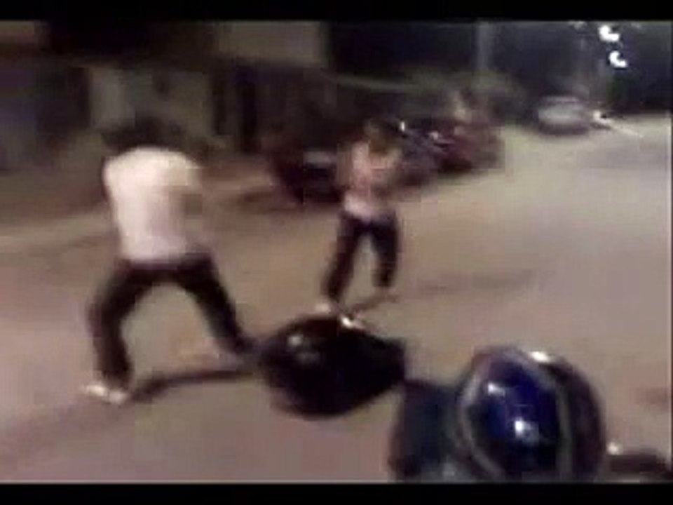 Pelea a cuchillo en el chaparro