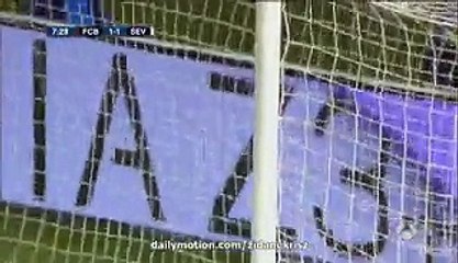 1st Half Goals HD   Barcelona 3-1 Sevilla - UEFA Super Cup 11.08