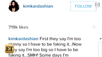 Kim Kardashian Shares Completely Naked Pregnancy Selfie
