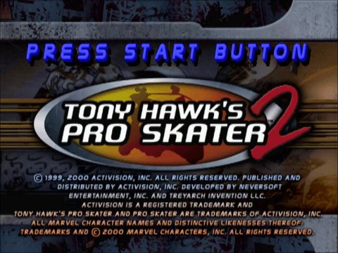 Tony Hawk Pro Skater 2 Sega Dreamcast New Video 60FPS