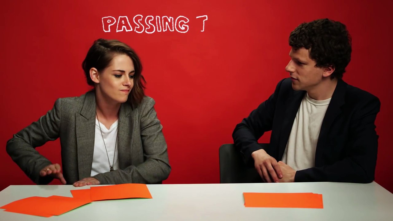 Kristen Stewart And Jesse Eisenberg Talk About Weed And Things Get Weird