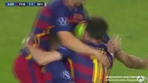 Lionel Messi 2 Goals vs Sevilla - UEFA Super Cup (11.08.2015)